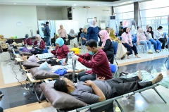 Kolaborasi Perumda Air Minum Makassar dan Karang Taruna Hadirkan Aksi Donor Darah untuk Kemanusiaan
