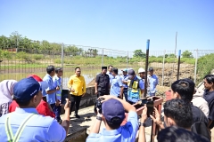komisi B DPRD bersama Plt. Dirut PDAM Kota Makassar Tinjau Intake Manggala